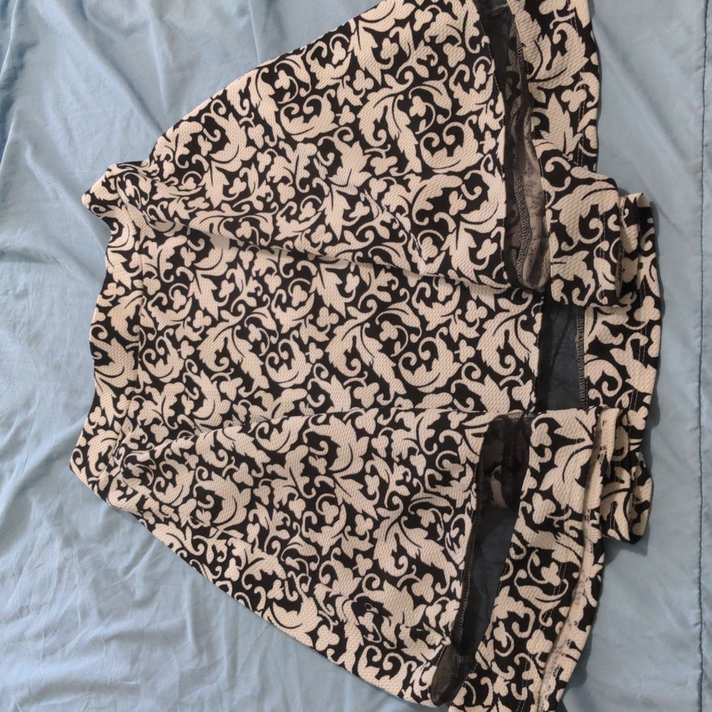 Black and white skirt